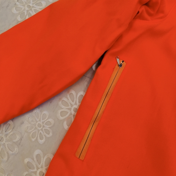 Vintage Woolrich Buffalo Wool Plaid and Acrylic Orange Reversible Jacket, XL - Picture 13 of 16